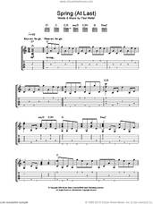 Cover icon of Spring (At Last) sheet music for guitar (tablature) by Paul Weller, intermediate skill level
