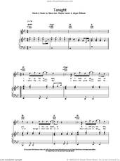 Cover icon of Tonight sheet music for voice, piano or guitar by Westlife, intermediate skill level