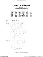 Cover icon of Darts Of Pleasure sheet music for guitar (chords) by Franz Ferdinand, Alexander Kapranos and Nicholas McCarthy, intermediate skill level