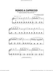 Cover icon of Rondo A Capriccio (Rage Over A Lost Penny), Theme from Op.129 sheet music for piano solo by Ludwig van Beethoven and Hans-Gunter Heumann, classical score, intermediate skill level