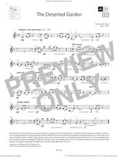 Cover icon of The Deserted Garden (Grade 4, B2, from the ABRSM Violin Syllabus from 2024) sheet music for violin solo by Florence Price, classical score, intermediate skill level