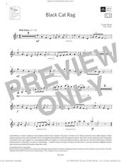 Cover icon of Black Cat Rag (Grade 2, C2, from the ABRSM Violin Syllabus from 2024) sheet music for violin solo by Craig Utting, classical score, intermediate skill level