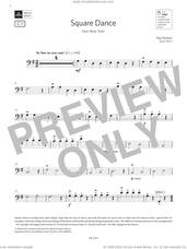 Cover icon of Square Dance (Grade Initial, C1, from the ABRSM Cello Syllabus from 2024) sheet music for cello solo by Alan Bullard, classical score, intermediate skill level
