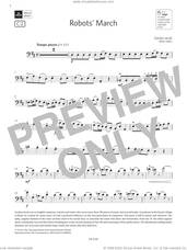 Cover icon of Robots' March (Grade 5, C2, from the ABRSM Cello Syllabus from 2024) sheet music for cello solo by Gordon Jacob, classical score, intermediate skill level