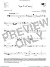 Cover icon of Skye Boat Song (Grade 1, B3, from the ABRSM Cello Syllabus from 2024) sheet music for cello solo by Trad. Scottish and Peter Gritton, classical score, intermediate skill level