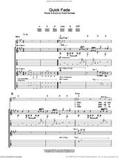 Cover icon of Quick Fade sheet music for guitar (tablature) by Feeder, intermediate skill level