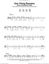 Cover icon of One Thing Remains (Your Love Never Fails) sheet music for guitar solo (chords) by Passion & Kristian Stanfill, Brian Johnson, Christa Black and Jeremy Riddle, easy guitar (chords)