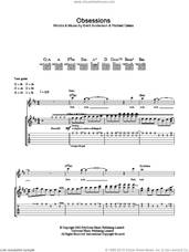 Cover icon of Obsessions sheet music for guitar (tablature) by Suede, intermediate skill level