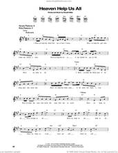 Cover icon of Heaven Help Us All sheet music for guitar solo (chords) by Stevie Wonder and Ron Miller, easy guitar (chords)