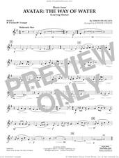 Cover icon of Music from Avatar: The Way Of Water (Leaving Home) (arr. Vinson) sheet music for concert band (Bb clarinet/bb trumpet) by Simon Franglen and Johnnie Vinson, intermediate skill level