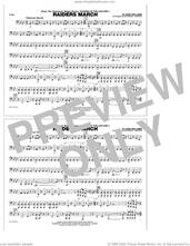 Cover icon of Raiders March (arr. Johnnie Vinson) sheet music for marching band (tuba) by John Williams and Johnnie Vinson, intermediate skill level