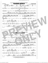 Cover icon of Raiders March (arr. Johnnie Vinson) sheet music for marching band (snare drum) by John Williams and Johnnie Vinson, intermediate skill level
