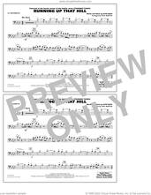 Cover icon of Running Up That Hill (arr. Paul Murtha) sheet music for marching band (1st trombone) by Kate Bush and Paul Murtha, intermediate skill level