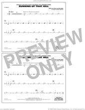 Cover icon of Running Up That Hill (arr. Paul Murtha) sheet music for marching band (cymbals) by Kate Bush and Paul Murtha, intermediate skill level