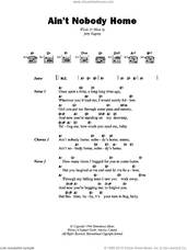 Cover icon of Ain't Nobody Home sheet music for guitar (chords) by B.B. King and Jerry Ragovoy, intermediate skill level