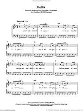 Cover icon of Politik sheet music for piano solo by Coldplay, Chris Martin, Guy Berryman, Jon Buckland and Will Champion, easy skill level