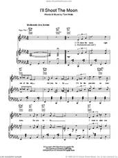 Cover icon of I'll Shoot The Moon sheet music for voice, piano or guitar by Tom Waits, intermediate skill level