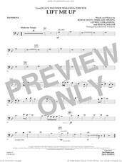 Cover icon of Lift Me Up (from Black Panther: Wakanda Forever) (arr. Vinson) sheet music for concert band (trombone) by Rihanna, Johnnie Vinson, Ludwig Goransson, Robyn Fenty, Ryan Coogler and Temilade Openiyi, intermediate skill level