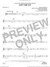 Cover icon of Lift Me Up (from Black Panther: Wakanda Forever) (arr. Vinson) sheet music for concert band (baritone t.c.) by Rihanna, Johnnie Vinson, Ludwig Goransson, Robyn Fenty, Ryan Coogler and Temilade Openiyi, intermediate skill level
