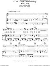 Cover icon of I Can't Give You Anything But Love sheet music for voice, piano or guitar by The Stylistics, Jimmy McHugh and Dorothy Fields, intermediate skill level