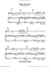 Cover icon of Move Your Feet sheet music for voice, piano or guitar by Junior Senior, intermediate skill level