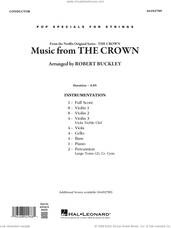 Cover icon of Music from The Crown (COMPLETE) sheet music for orchestra by Robert Buckley, intermediate skill level