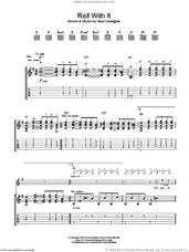 Cover icon of Roll With It sheet music for guitar (tablature) by Oasis and Noel Gallagher, intermediate skill level