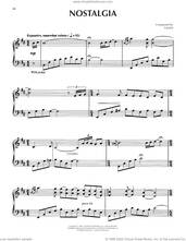 Cover icon of Nostalgia sheet music for piano solo by Yanni, intermediate skill level