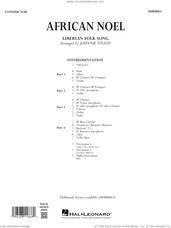 Cover icon of African Noel (arr. Johnnie Vinson) (COMPLETE) sheet music for concert band by Johnnie Vinson and Liberian Folk Song, intermediate skill level