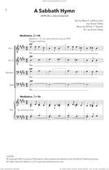 Cover icon of A Sabbath Hymn (arr. Anwar Ottley) sheet music for choir (SATB Divisi) by William Sherwin, Anwar Ottley and Mary Artemesia Lathbury, intermediate skill level