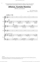 Cover icon of Alleluia, Cantate Domino sheet music for choir (SATB Divisi) by Marques L.A. Garrett and Miscellaneous, intermediate skill level