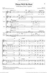 Cover icon of There Will Be Rest sheet music for choir (SATB Divisi) by Justin Miller and Sara Teasdale, intermediate skill level