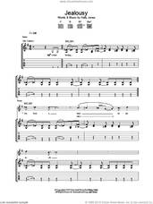 Cover icon of Jealousy sheet music for guitar (tablature) by Stereophonics, intermediate skill level