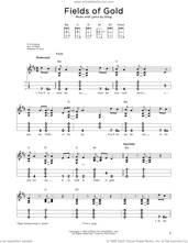 Cover icon of Fields Of Gold sheet music for dulcimer solo by Sting, intermediate skill level