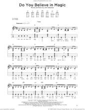 Cover icon of Do You Believe In Magic sheet music for dulcimer solo by Lovin' Spoonful and John Sebastian, intermediate skill level