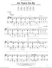 Cover icon of As Tears Go By sheet music for dulcimer solo by The Rolling Stones, Andrew Loog Oldham, Keith Richards and Mick Jagger, intermediate skill level