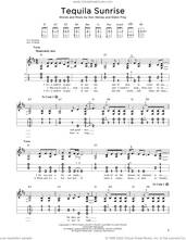 Cover icon of Tequila Sunrise sheet music for dulcimer solo by Don Henley, The Eagles and Glenn Frey, intermediate skill level