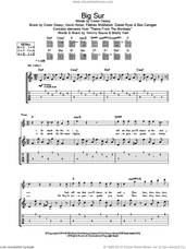 Cover icon of Big Sur sheet music for guitar (tablature) by The Thrills, intermediate skill level