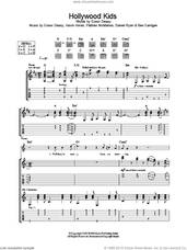 Cover icon of Hollywood Kids sheet music for guitar (tablature) by The Thrills, intermediate skill level