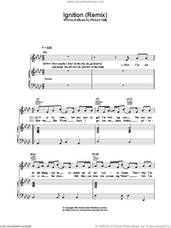 Cover icon of Ignition (Remix) sheet music for voice, piano or guitar by Robert Kelly, intermediate skill level