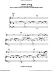 Cover icon of Piano Song sheet music for voice, piano or guitar by Obi, intermediate skill level