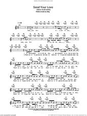 Cover icon of Send Your Love (Dave AudE remix) sheet music for voice and other instruments (fake book) by Sting, intermediate skill level