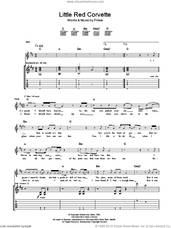 Cover icon of Little Red Corvette sheet music for guitar (tablature) by Prince, intermediate skill level
