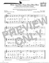 Cover icon of Hail The Day That Sees Him Rise sheet music for piano solo (method) by Charles Wesley, Joseph Martin, David Angerman and Mark Hayes, David Angerman, Joseph M. Martin, Mark Hayes and Robert Williams, beginner piano (method)
