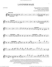Cover icon of Lavender Haze sheet music for alto saxophone solo by Taylor Swift, Jack Antonoff, Jahaan Akil Sweet, Mark Anthony Spears, Sam Dew and Zoe Kravitz, intermediate skill level