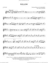 Cover icon of willow sheet music for alto saxophone solo by Taylor Swift and Aaron Dessner, intermediate skill level