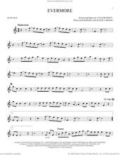 Cover icon of evermore (feat. Bon Iver) sheet music for alto saxophone solo by Taylor Swift, Justin Vernon and William Bowery, intermediate skill level