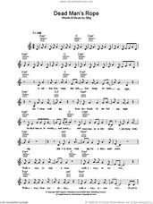 Cover icon of Dead Man's Rope sheet music for voice and other instruments (fake book) by Sting, intermediate skill level