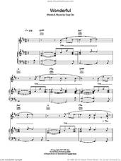 Cover icon of Wonderful sheet music for voice, piano or guitar by Gary Go, intermediate skill level