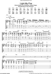 Cover icon of Light My Fire sheet music for guitar (tablature) by Jose Feliciano, Jim Morrison, John Densmore, Ray Manzarek and Robbie Krieger, intermediate skill level